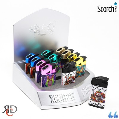 SCORCH TORCH 2T W/ COLORFUL DESIGNS - STDS202 12CT/ DISPLAY